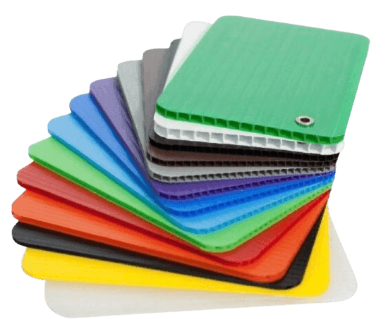 แผ่น PP Board 14 สี ตัดตามขนาด